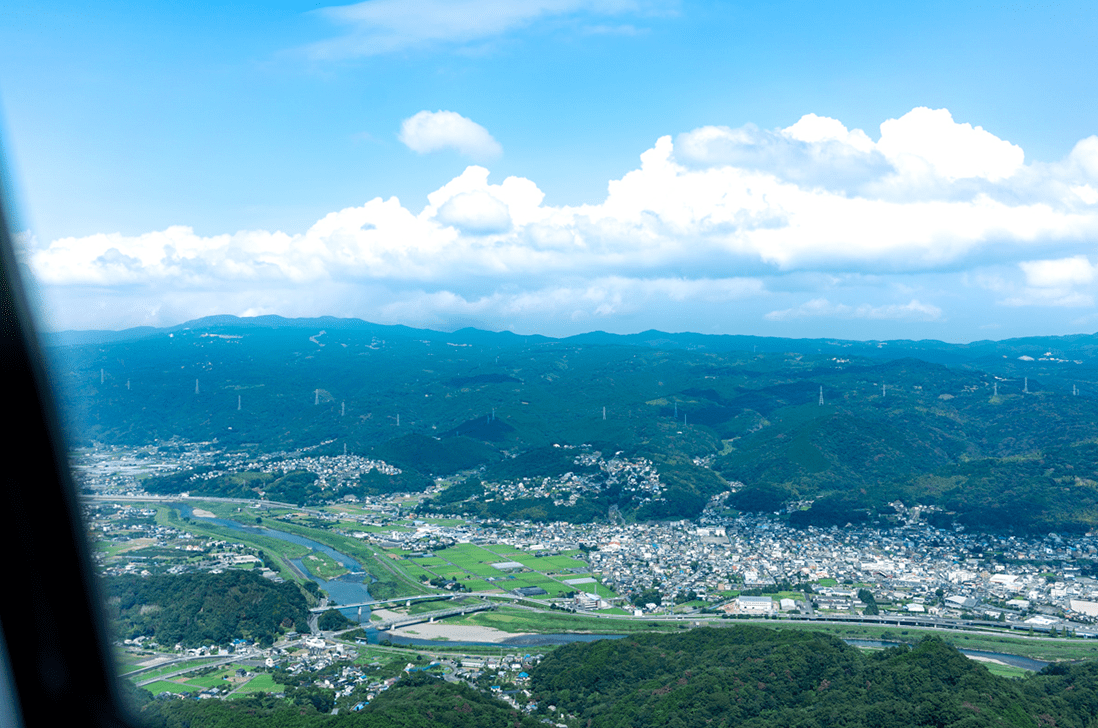 富士山や海、山々が織りなす風景